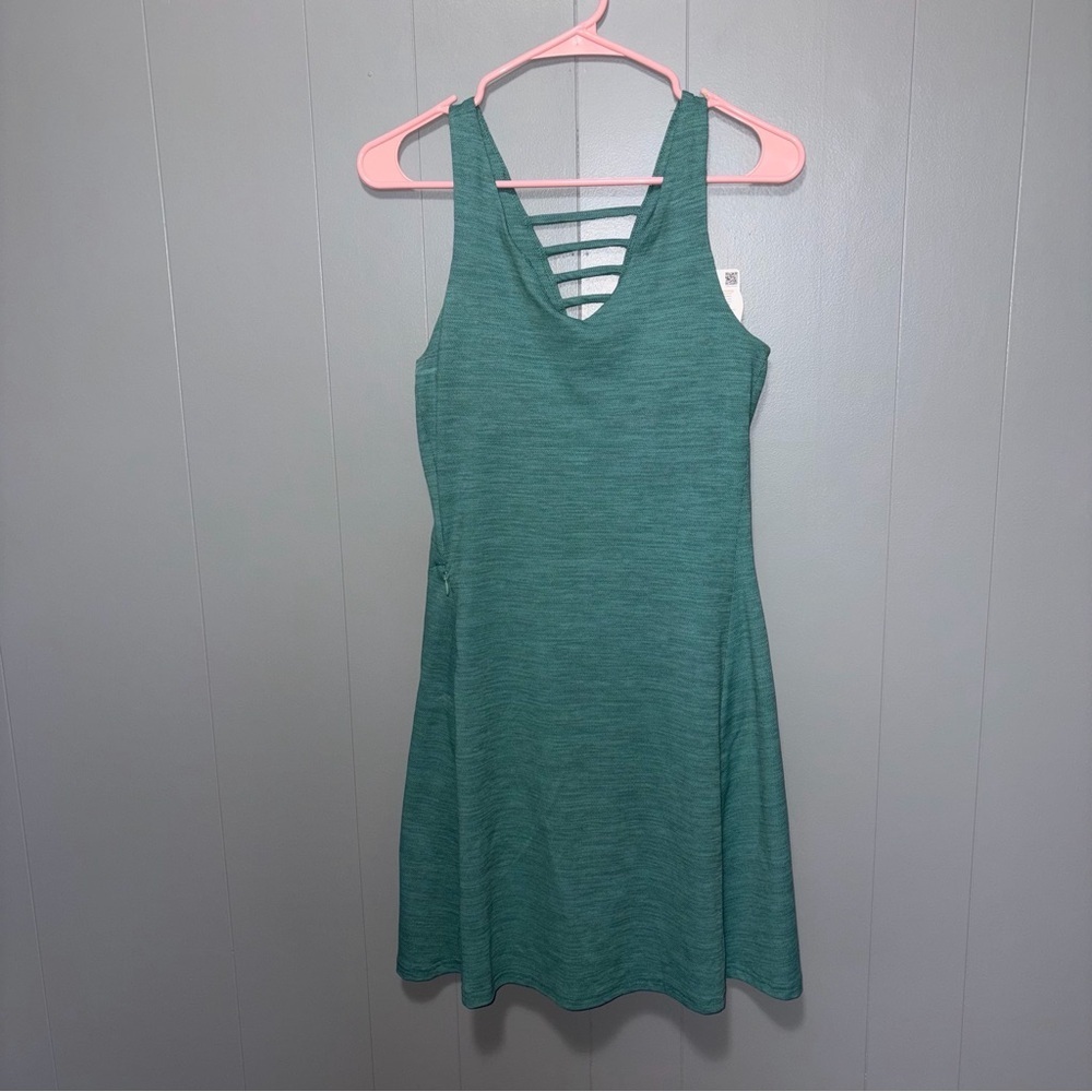 Toad&Co Tech Tomboy Evolution Tank Athletic Dress Breakwater Teal XS NWT
